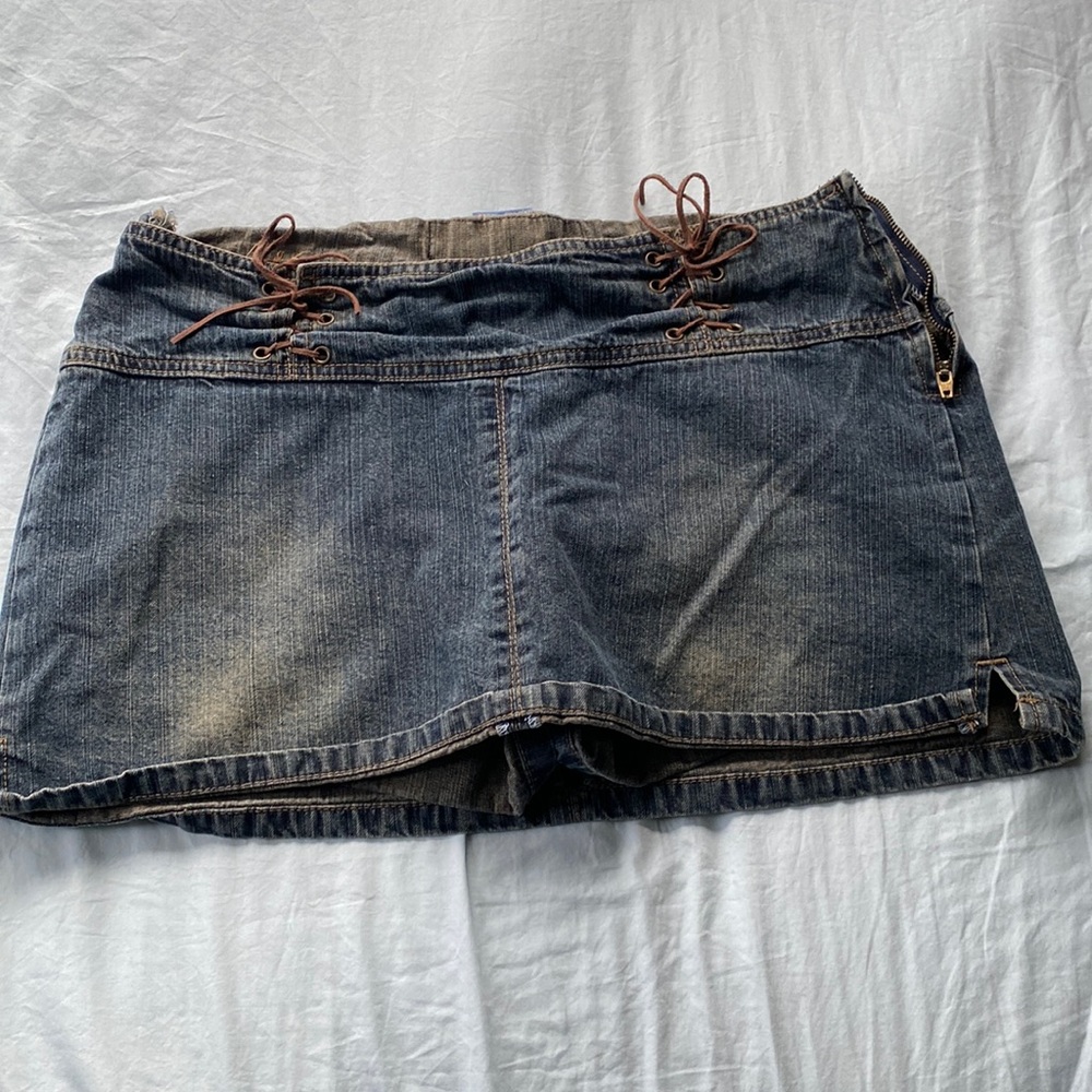 jean skirt